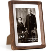 Dreamland 5x7 walnut picture frame with solid wood construction for lasting display