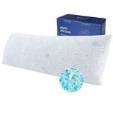 Dreamood cooling body pillow with ice-silk cover for cool nights.