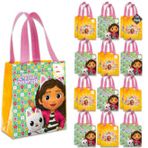 DreamWorks Gabby's Dollhouse tote bags 24-pack β front view, ideal for gift bags.