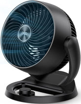 DREO fan bedroom 12-inch compact model delivering even cooling across a small room.
