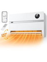 Dreo WH719S with 120-degree oscillation heats a room evenly.