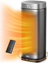 DREO Space Heater front view delivering quick warmth to cold rooms