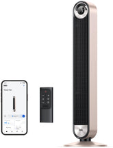 Dreo 42-inch smart tower fan with 90-degree oscillation for even room cooling