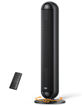 DREO 2-in-1 tower fan and heater unit for year-round comfort.