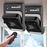 DRIFWIN 2-pack magnetic cruise fan front view showing compact, portable cooling.