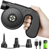 Dr.Meter air pump gun-shape design for easy grip during inflating