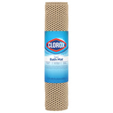Duck Brand Cushioned Bath Mat in tub showing plush surface and fit in tub use