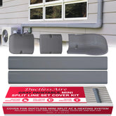 DuctlessAire paintable lineset cover gray, 3-in by 7.5-ft, ideal for neat installations.