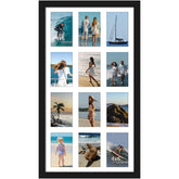 DUENPY 14x26 collage frame displaying twelve 4x6 photos for wall display.