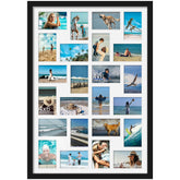 DUENPY 22x32 collage frame front view with 24-photo display option.