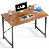 DUMOS 44 inch desk front view highlights sturdy build for home office use.