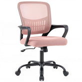 DUMOS ergonomic mid-back mesh chair supports posture during long work sessions.