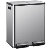 DUMOS kitchen trash can with lid and dual inner buckets keeps waste organized and odors contained.