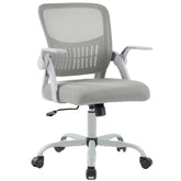 DUMOS mid-back lumbar chair with breathable mesh for cooling airflow during long work sessions.