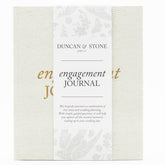 DUNCAN & STONE Engagement Journal ivory cover for timeless memory-keeping