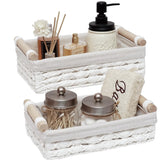 DUOER storage basket weave closeup showing handmade craftsmanship for stylish organization