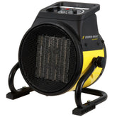 Dura Heat EUH1465 front view with pivoting base for quick garage warmth.