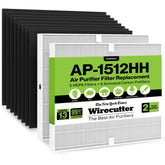Durabasics AP-1512HH HEPA set packaging for easy seamless replacement