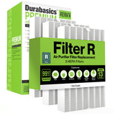 Durabasics Honeywell filter R pack front view, ready for easy replacement and enhanced purifier performance.