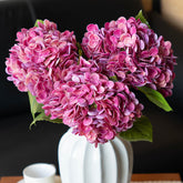 DUYONE rose-red hydrangea bouquet 22in enhances wedding decor
