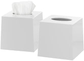 DWΓLLZA HOMΓ white square tissue box cover for sleek bathroom decor