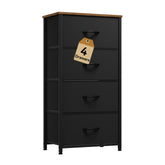 DWVO dresser with four drawers front view showing ample storage