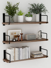 EALLRINEC 24-inch floating shelves set mounted on wall for organized display