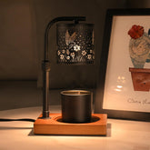 Eandisom candle warmer lamp with timer for safe, aromatic ambiance without open flames.