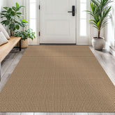 EARTHALL woven area rug 4x6 in warm orange tones for cozy living spaces.