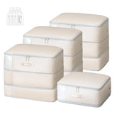 Easortm comforter storage bag with 3-layer compression for maximizing closet space