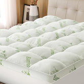 Easthome mattress topper with breathable viscose fabric for cooling comfort.