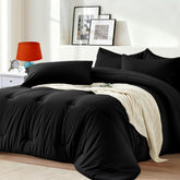 Easthome Queen Comforter Set in black bed-in-a-bag for quick room refresh