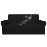 Easy-Going dual couch cover shows waterproof layer protecting the sofa from spills