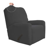 Easy-Going recliner slipcover texture close-up shows soft stretch protection