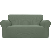 Easy-Going stretch loveseat slipcover in soft fabric for a refreshed living room