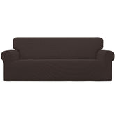 Easy-Going stretch slipcover on an oversized sofa front view for protected seating