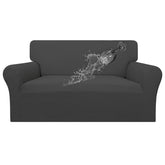 Easy-Going waterproof loveseat cover fabric detail for spill protection.