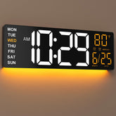 EasyERA 16.5-inch clock front view with anti-glare display for clear daytime visibility