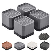 EclatBain bed risers stackable 3in for elevating furniture and easier cleaning.