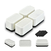 EclatBain WH-2 rectangle bed risers top view shows stackable height options.