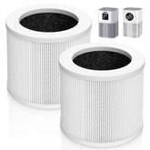 Ecleanfy 2-pack A1 filter front view for VEWIOR purifiers enhances air quality and ease of replacement