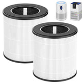 Ecleanfy B-D02L/M05/B-D02U filter pack front view for easy replacement and cleaner air.