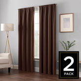 Eclipse Kendall Thermaback blackout curtains in 84x42, ready for easy room darkening.