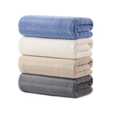 ECOLOOK 4-pack microfiber towels show generous 31x63 inch coverage for full-body drying