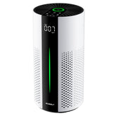 ECOSELF air purifier with 360-degree intake for faster room refresh