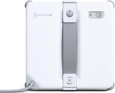 ECOVACS Winbot Mini2 edge-clean demonstrates precise edge and corner cleaning on glass.