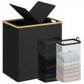 efluky laundry hamper with lid keeps odors contained and laundry organized.