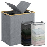 efluky Laundry Hamper with Lid showing odor containment and organized laundry space