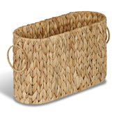efluky water hyacinth storage basket for bathroom organized with space for mega rolls