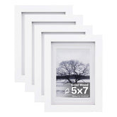 Egofine wood frame 5x7 plexiglass close-up showing natural texture and protection